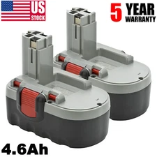 2X 18Volt 4.8Ah Battery for Bosch 18V BAT025 BAT180 BAT181 BAT189 BAT026 BAT160
