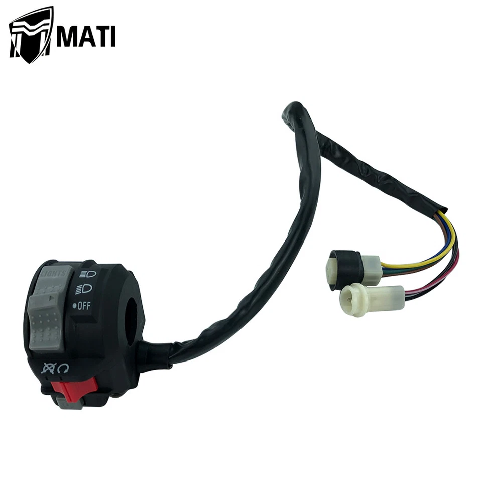 Left Handlebar Kill Switch Headlight For Yamaha Big Bear350 Terrapro 350 PRO-4 — 第 2/4 张图片
