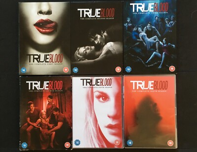 True Blood Seasons 1-6 DVD Vampires Humans UK