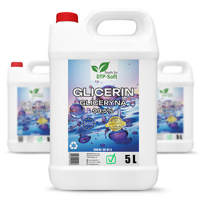 20L Glycerin Glyzerin 99,5% Pharmaqualität E422 4x 5L Kanister rein pflanzlich