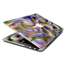 Skin Wrap for MacBook Pro 15 inch Retina Resin Swirl Opalescent Oil Slick