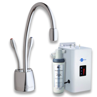 InSinkErator HC1100C - Chrom Heiß- und Kaltfilter Wasserhahn, Kessel und F701R Filter