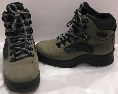 VTG Vasque 7185 Green Skywalk Hiking Shoes Sz 6 Trail Hike Terrain Older Logo