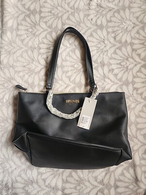 Kenneth Cole Reaction Purse Black Tote Shoulder Bag KN1531/08 - Main Image