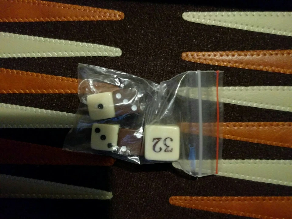 Vintage Backgammon Magnetic Home / Travel Game Zipper Case Julius KAYSER & Co. - Image 3 of 4