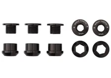 Wolf Tooth 1x Chainring Bolts (Set of 5) Black