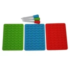 3pcs Silicone Candy Making Molds Gummy Bear Molds Candy Making Supplies with 3 D