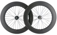 Track Bike Carbon Wheels 88mm Depth Fixed Gear 23mm Clincher Bicycle Wheelset