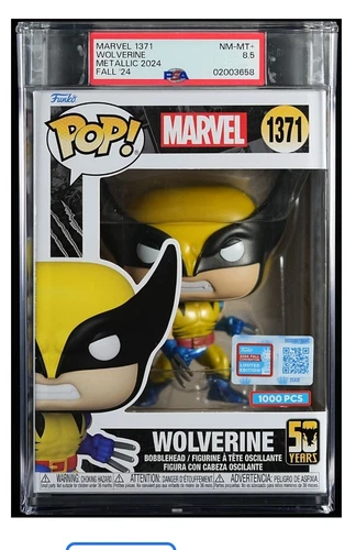 MARVEL WOLVERINE Funko Pop # 1371 Limited 1000 Fall Convention 2024 PSA Graded 