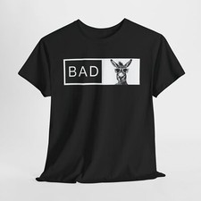 Camiseta Bad A** Burro Humor Divertido Unisex Algodón Pesado