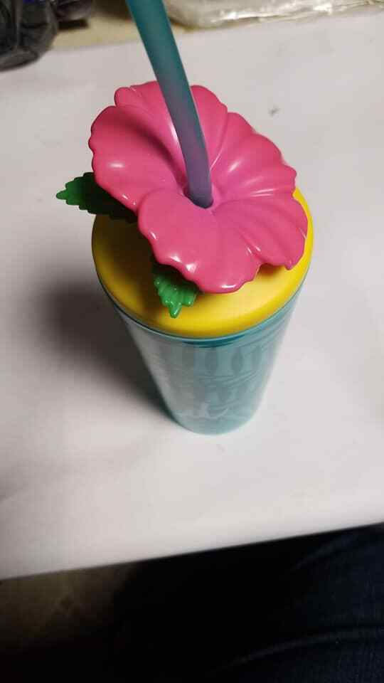 Hibiscus Water Bottle Be Wild (LOC TUB L-39)