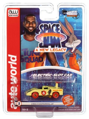 SC386 Auto World 1966 Chaparral 2F Space Jam Lebron James HO  Electric Slot Car