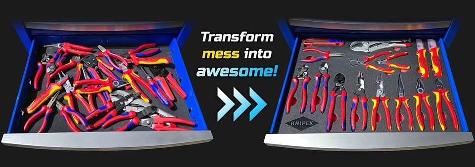 KLEIN TOOLS shadow foam tool tray insert storage organizer toolbox tool kit set - Image 2 of 4