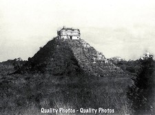 Pirámide de Chichén Itzá Yucatán 8,5x11" Impresión Fotográfica Castillo Pintor Maya-Tolteca