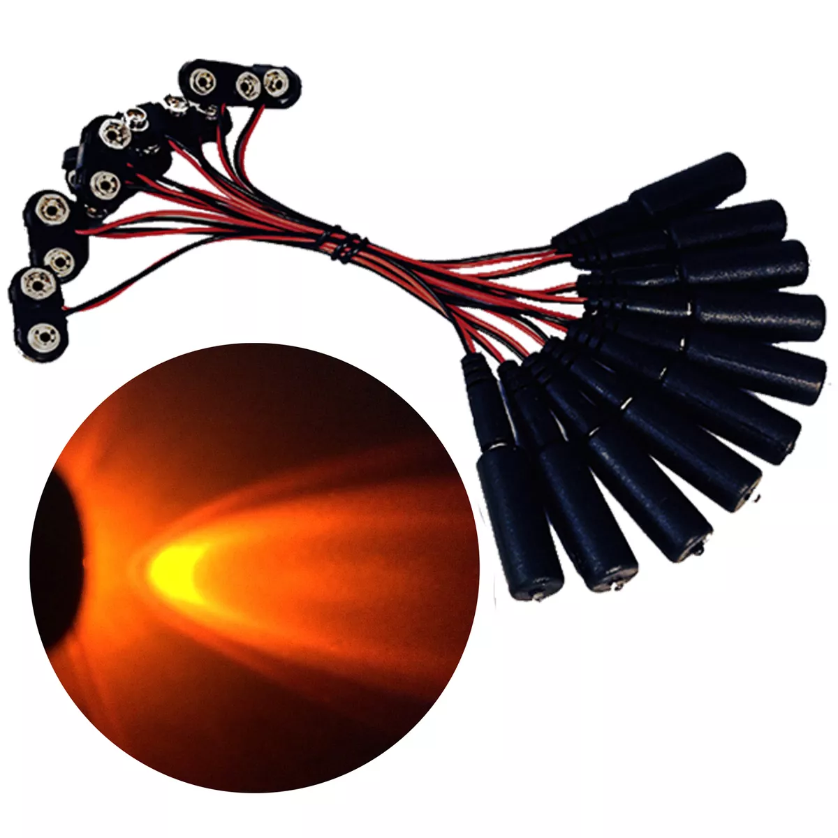 Small orange cheap led lights