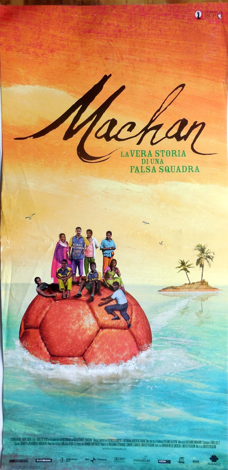 Locandina originale film Machan - La vera storia di una falsa squadra (2008) - Regia di Uberto Pasolini