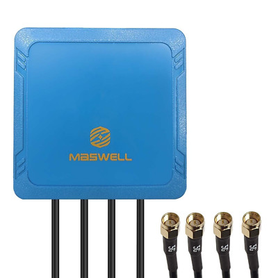 Cellular 5G 4G LTE Antenna 4X4 MIMO 700-6000 MHz Omnidirection WIFI6 M2M IoT