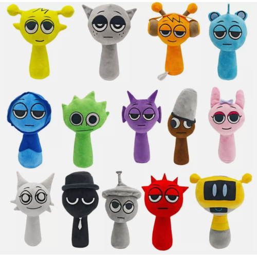 Sprunki Incredibox Plush Toy Dolls Around The Game Creative Decorative Gift