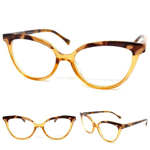Femmes Classique Rétro Chat Yeux Lecture Verres Lecteurs Fauve Léopard Cadre + - Photo 1 sur 6