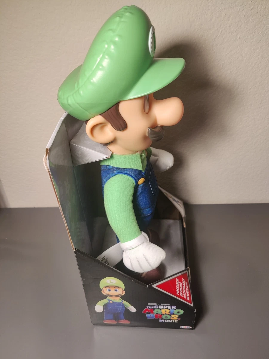 Nintendo The Super Mario Bros. Movie Luigi Poseable Plush