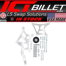 ICT Billet LT Gen 5 Truck Alternator and Power Steering Kit Driver Side