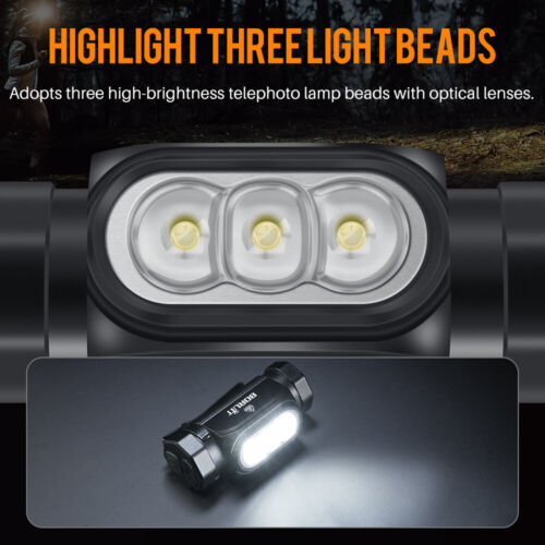1200 Lumen LED Headlamp Rechargeable Head Lamp Camping Fishing LED Head Torch - Picture 11 of 16