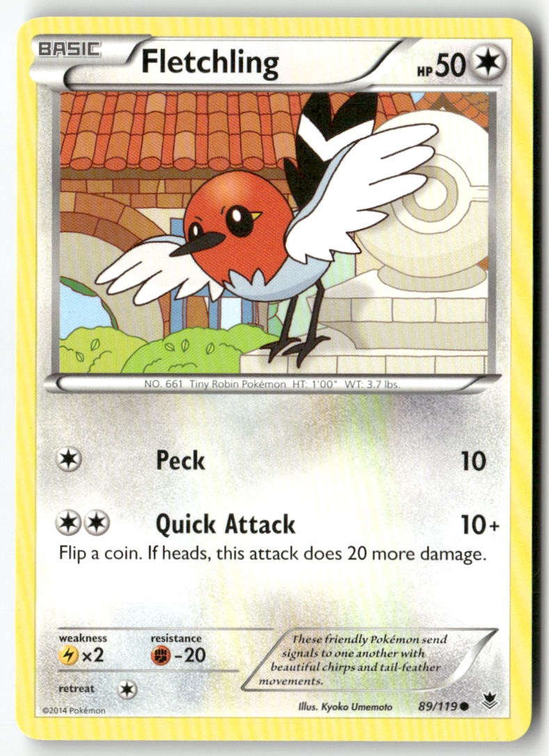 Fletchling [PHF - 89/119] Common XY - Phantom Forces EN NM