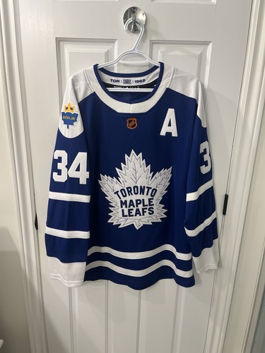 Auston Matthews Toronto Maple Leafs Reverse Retro 2.0 Jersey Adidas Size 50