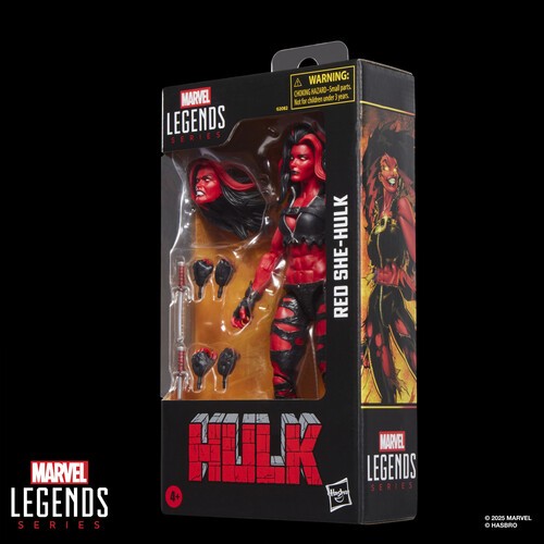 Hasbro Collectibles - Hulk Comics - Marvel Legends - Red She-Hulk Action Figure