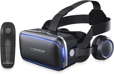 3D VR Headset for iPhone Android Phone 4.7-6 Inch Remote