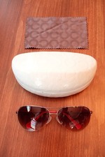 Coach Women  s Pink Aviator Sunglasses - S1013