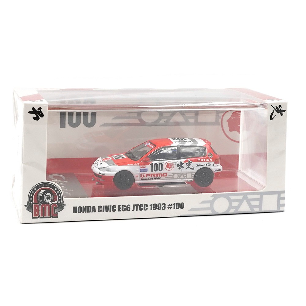 BM 1/64 Die Cast HONDA CIVIC EG6 IDEMITSU JTCC Model Car #64B0479