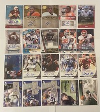20 Card Lot Auto Autograph Rc Rookie Game Used Memorabilia Jersey Relic Patch AU