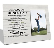 HALUOSI Picture Frame, Thank You for Loving Me As Your Own, 10X8 inches, Tabl...