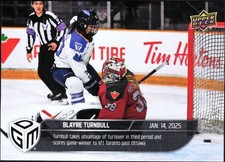 BLAYRE TURNBULL  2024-25 Upper Deck PWHL Game Dated Moments - GDM #11 - Toronto