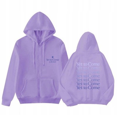 BTS Yet to Come ZIP-UP HOODIE (L) パープル BTS Yet To Come in BUSAN Zip-Up Hoodie Lavender M Size Official