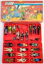 Vintage G.I. Joe ARAH Action Figures by Hasbro Lot of (21) + Collector's Case