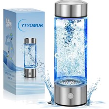 450ml Wasserstoff Wasserflasche mit 3-Minuten Elektrolyse für Frisches Wasser