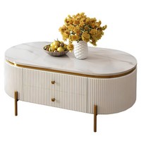 Couchtisch Sofa Couch Tisch Moderner Couchtisch Kaffeetisch Beistelltisch Ovaler