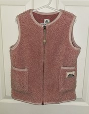 Jelly Mallow Girls Pink Sheepskin Faux Vest 4-5y 2017-2018 Collection