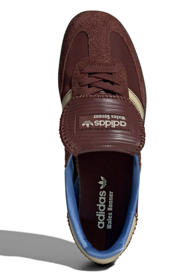 Adidas Samba x Wales Bonner Nylon Fox Brown Burgundy UK 5 7 10 12