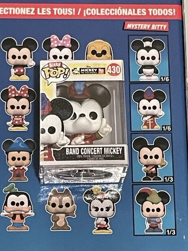 Funko Bitty Pop! Disney Mickey Mouse Friends #430 Band Concert Mickey 1/6 Chase
