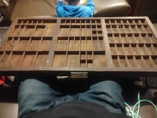 Tubbs Mfg. Company Letter Press Drawer/ Shadow Box