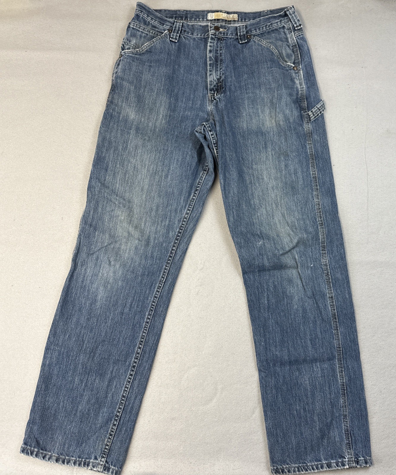 S Size 34x34 Blue Denim Pants 90s Y2k