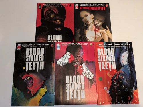 Blood Stained Teeth #1 2 3 4 5 (#1-5)  Complete Comic Set Image 2022, NM  *169