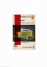 1961 Birmingham City v Roma UEFA Fairs Cup Final Football Programme