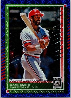 2025 Panini Donruss - Optic Ozzie Smith #3 Blue Velocity Prizm