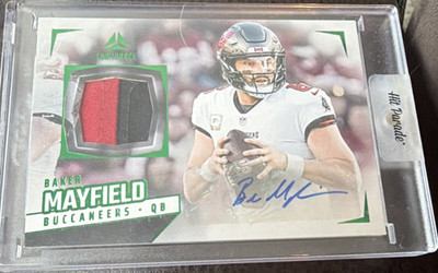 Panini 2024 Luminance Baker Mayfield Auto Jersey Green Buccaneers #AJ-BMD /10