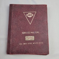 AEC Mandator Tilt Cab Service Manual Goods Chassis Vintage England Well Used