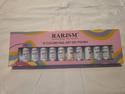 Gel Liner Nail Art Polish Set,12 Colors Candy Pastel Painting Spring Summer L...